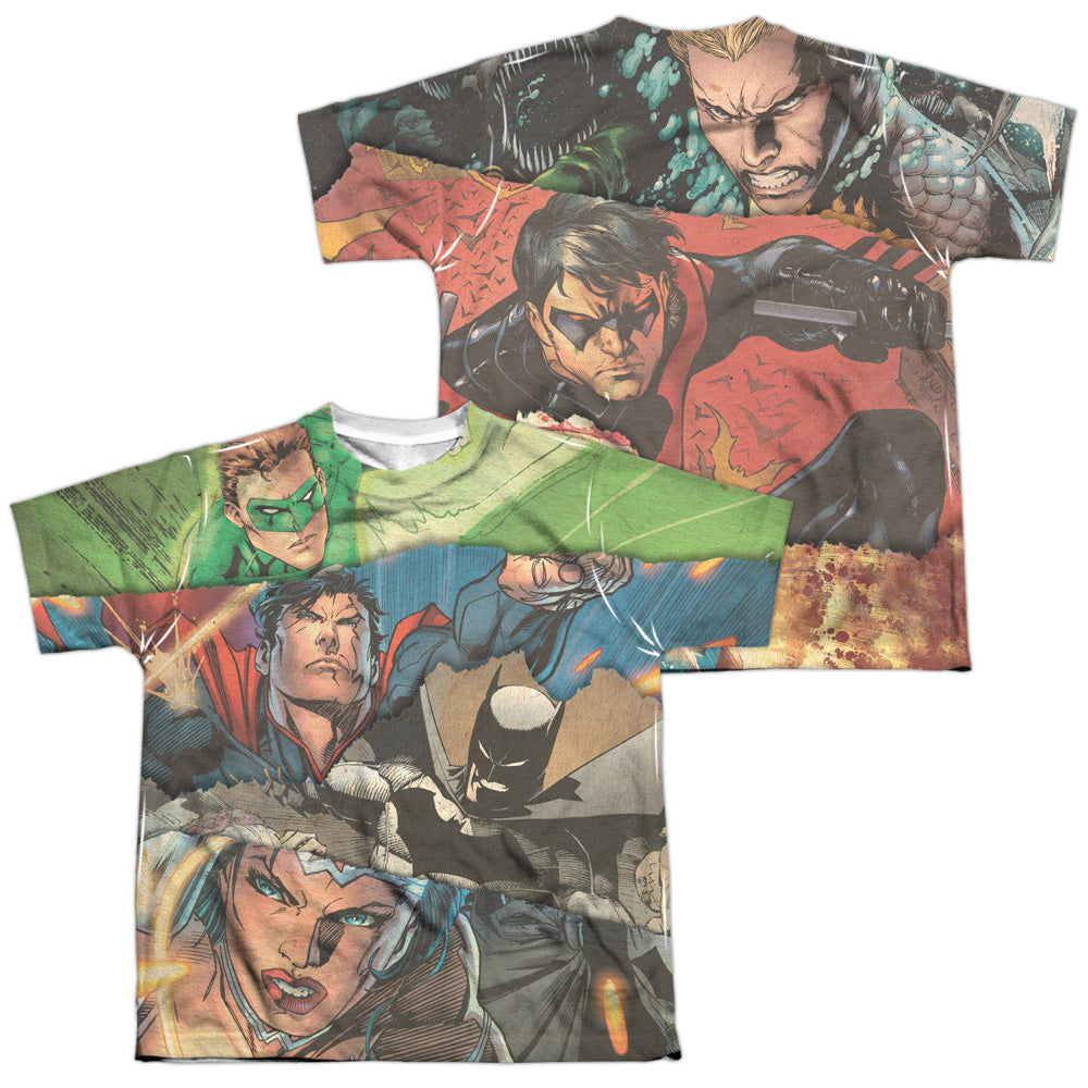 JLA/TORN (FRONT/BACK PRINT)