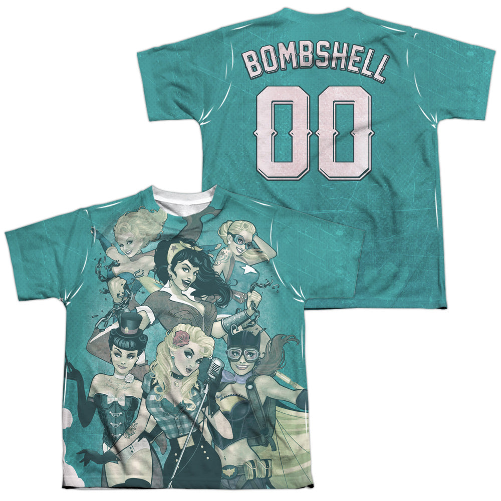 JLA/BOMBSHELL GROUP (FRONT/BACK PRINT)