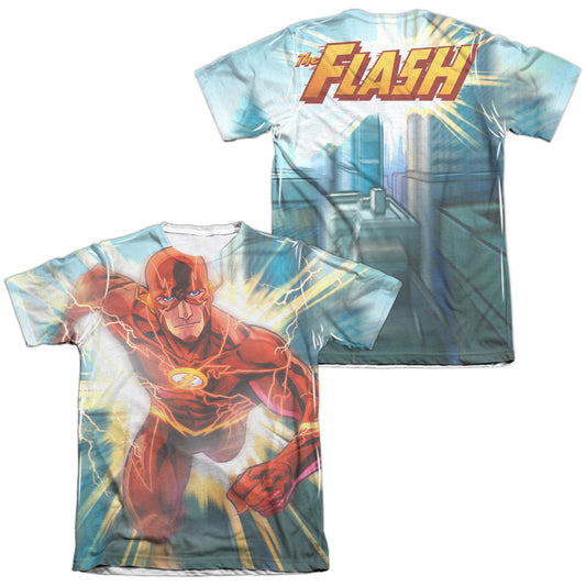 JLA/FASTER THAN LIGHTNING (FRONT/BACK PRINT)