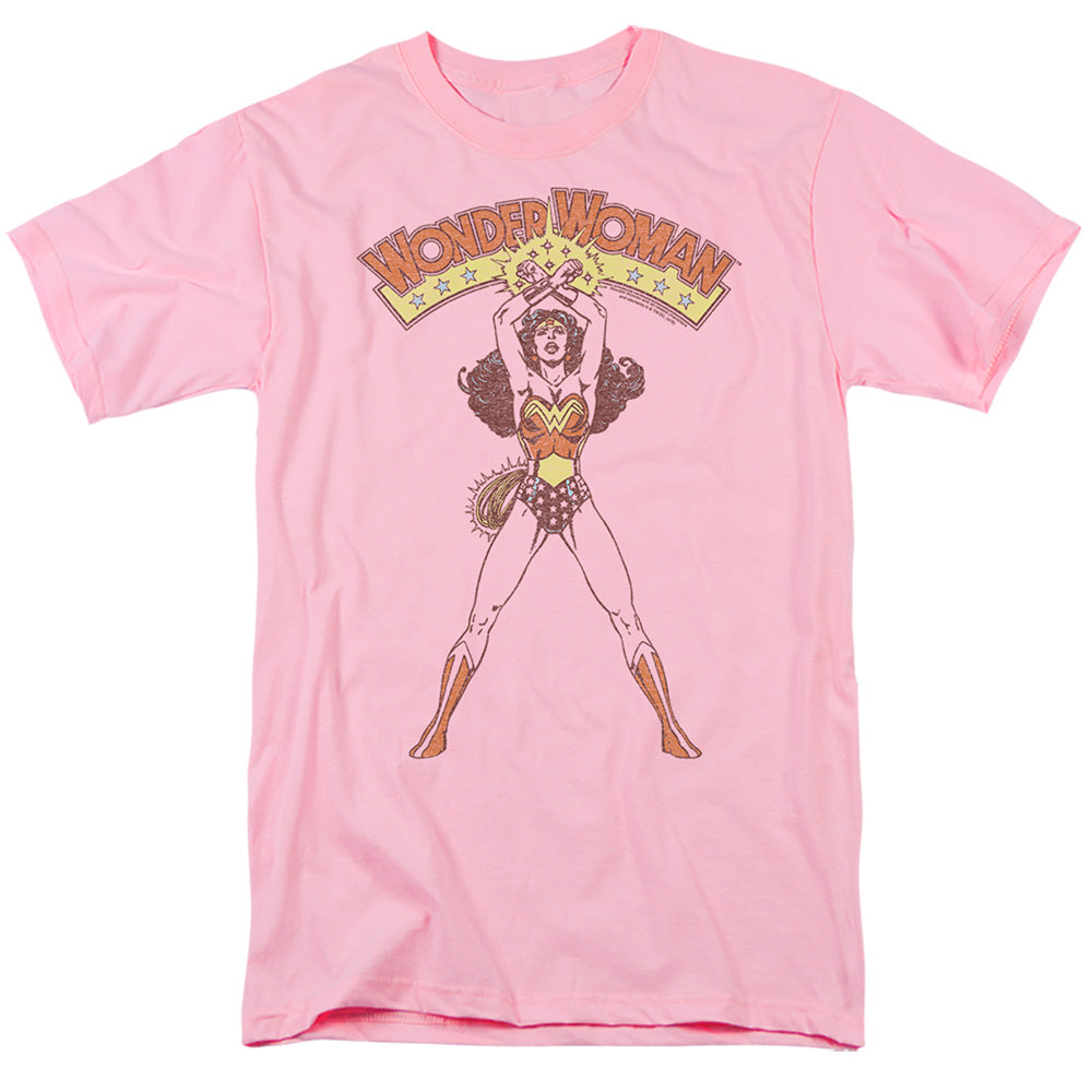 WONDER WOMAN/DISTRESSED POWERFUL STANCE