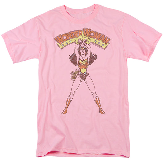 WONDER WOMAN/DISTRESSED POWERFUL STANCE