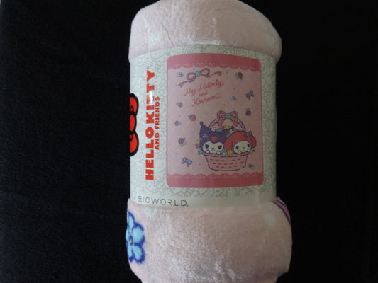Kuromi & My Melody Fleece Throw Blanket