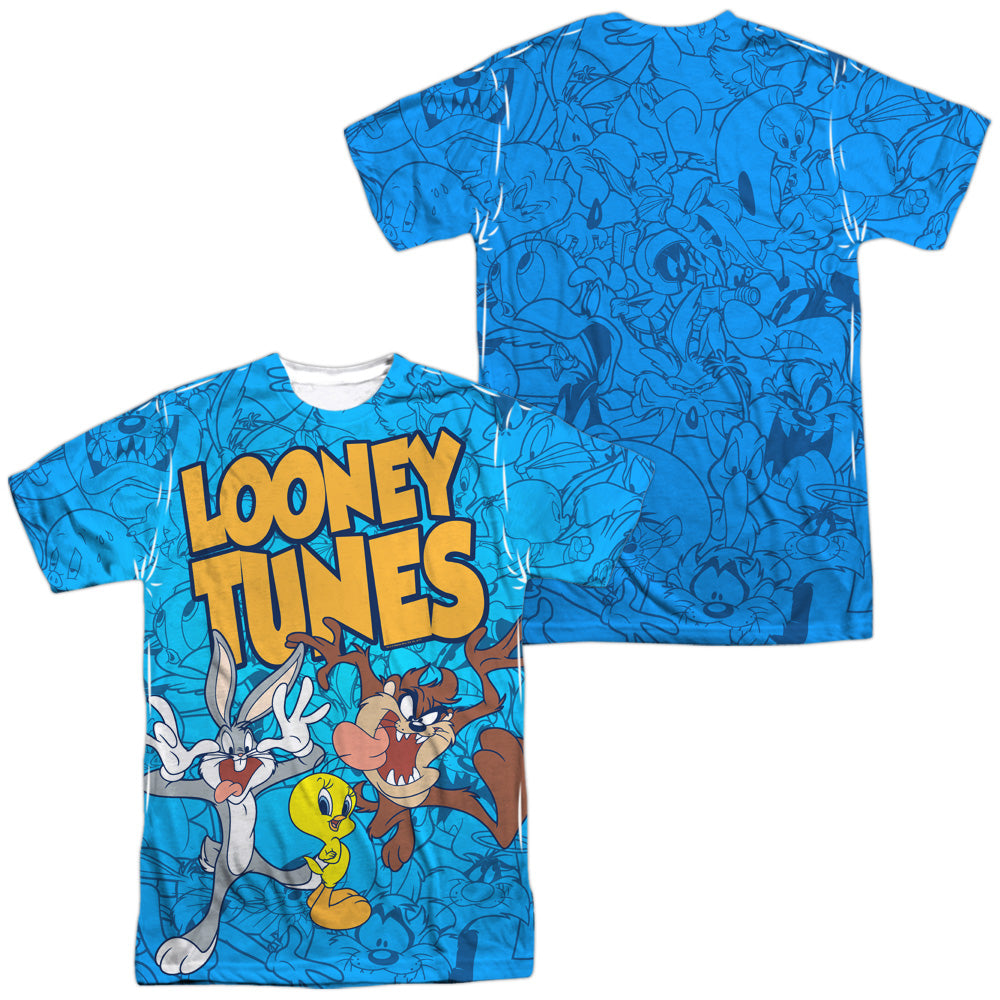 LOONEY TUNES/COLLAGE OF CHARACTERS (FRONT/BACK PRINT)