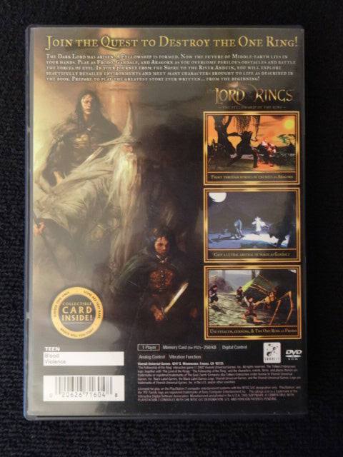 Lord Of The Rings Fellowship Of The Ring