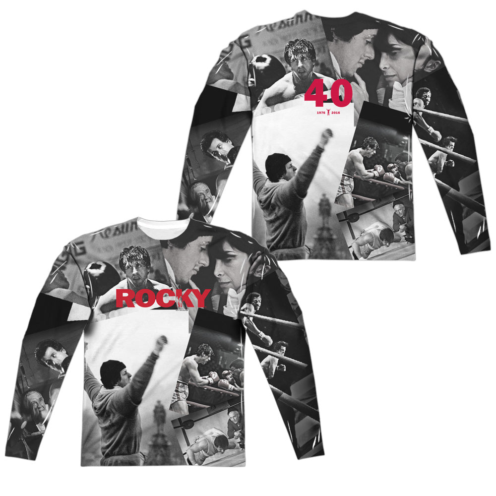 ROCKY/40TH ANNIVERSAY COLLAGE (FRONT/BACK PRINT)