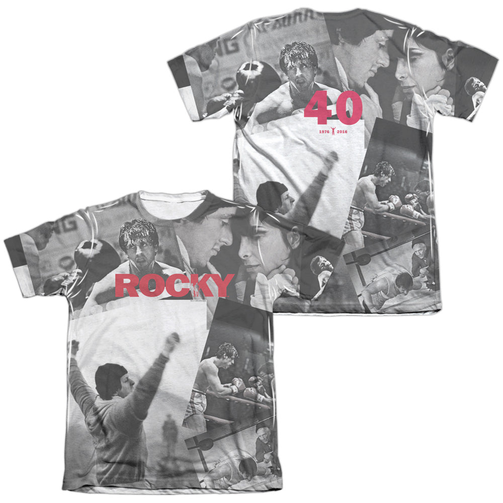 ROCKY/40TH ANNIVERSAY COLLAGE (FRONT/BACK PRINT)