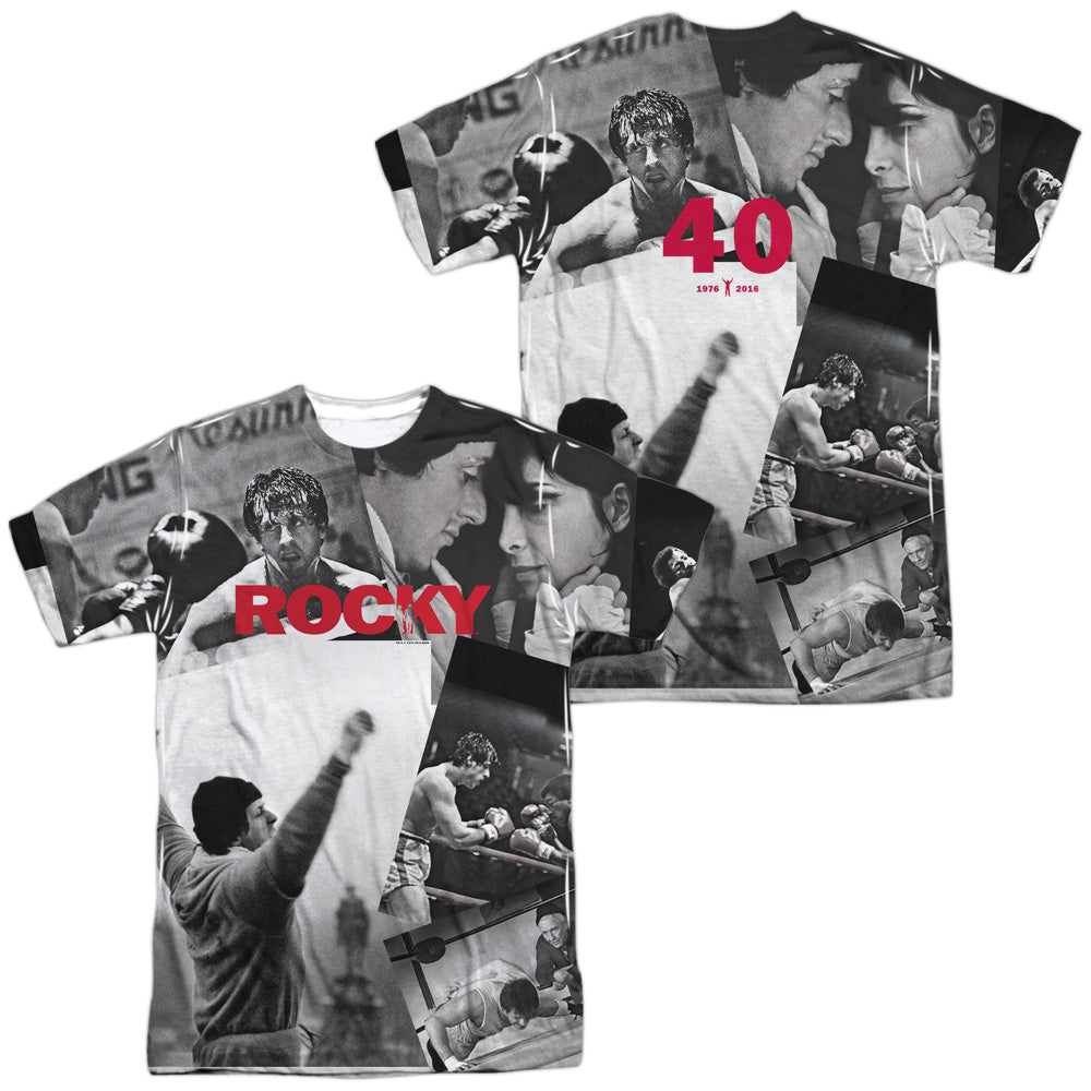 ROCKY/40TH ANNIVERSAY COLLAGE (FRONT/BACK PRINT)