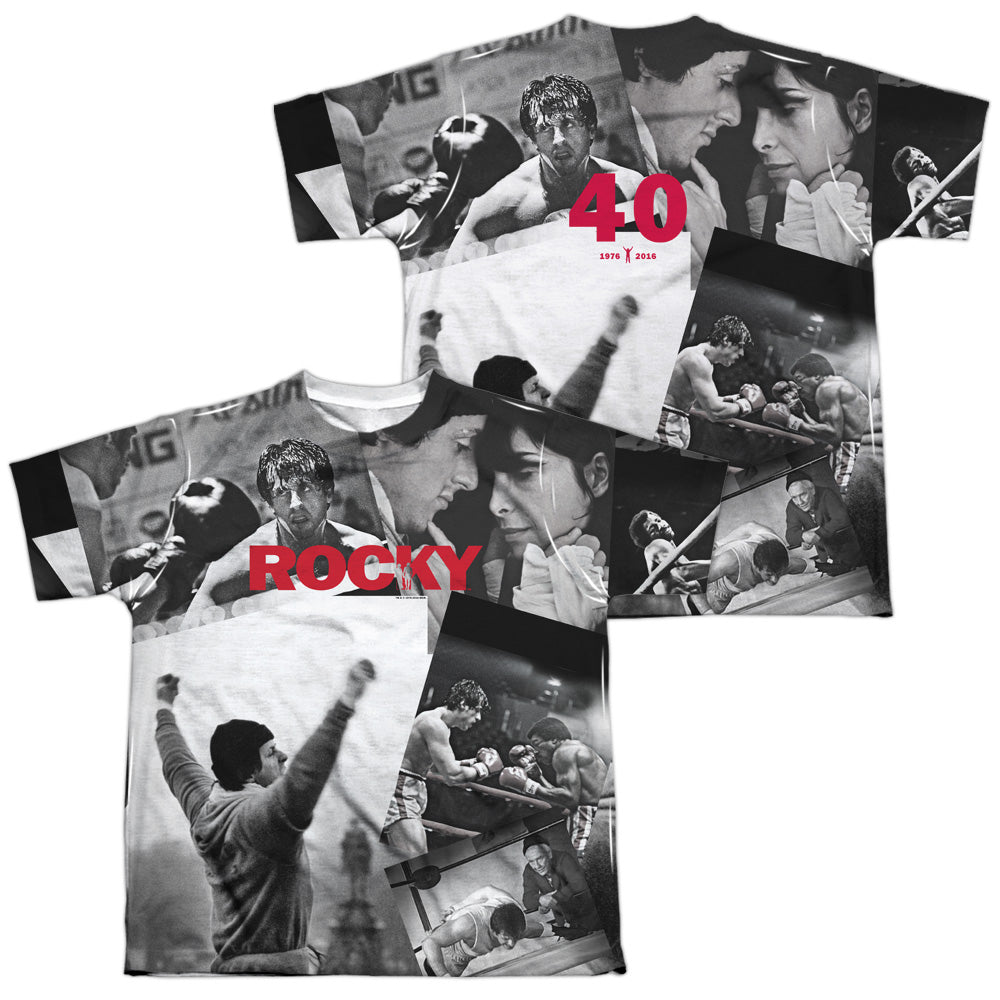 ROCKY/40TH ANNIVERSAY COLLAGE (FRONT/BACK PRINT)