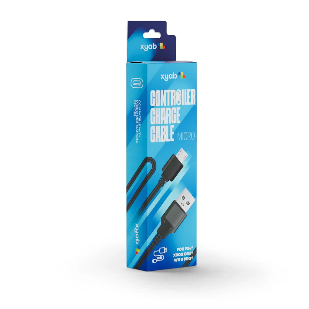 Micro USB Charge Cable: PS4 / Xbox One - xyab