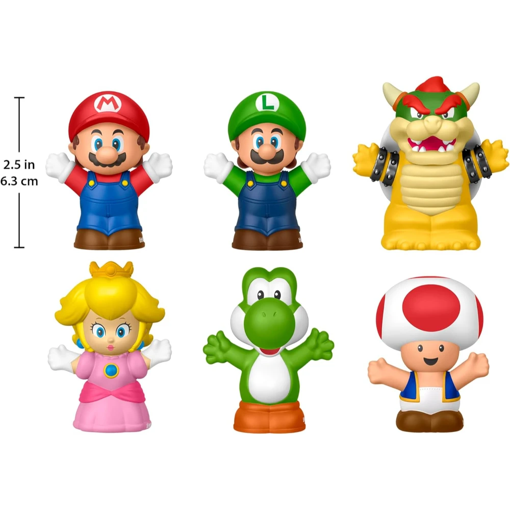 My Mario: Little People - Figure 6-Pack