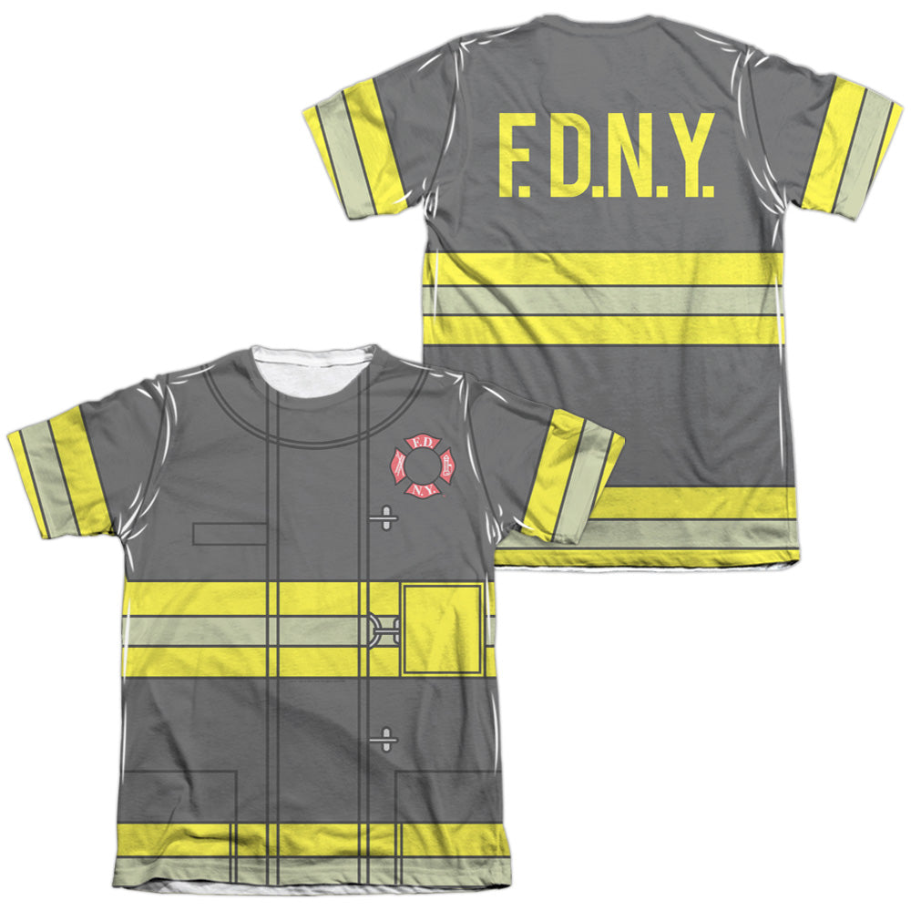 NEW YORK CITY/FIREFIGHTER UNIFORM (FRONT/BACK PRINT)