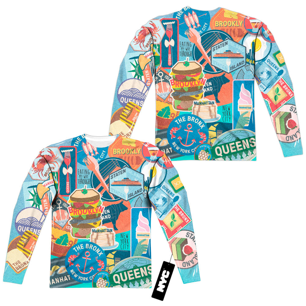 NEW YORK CITY/EATING NYC (FRONT/BACK PRINT)