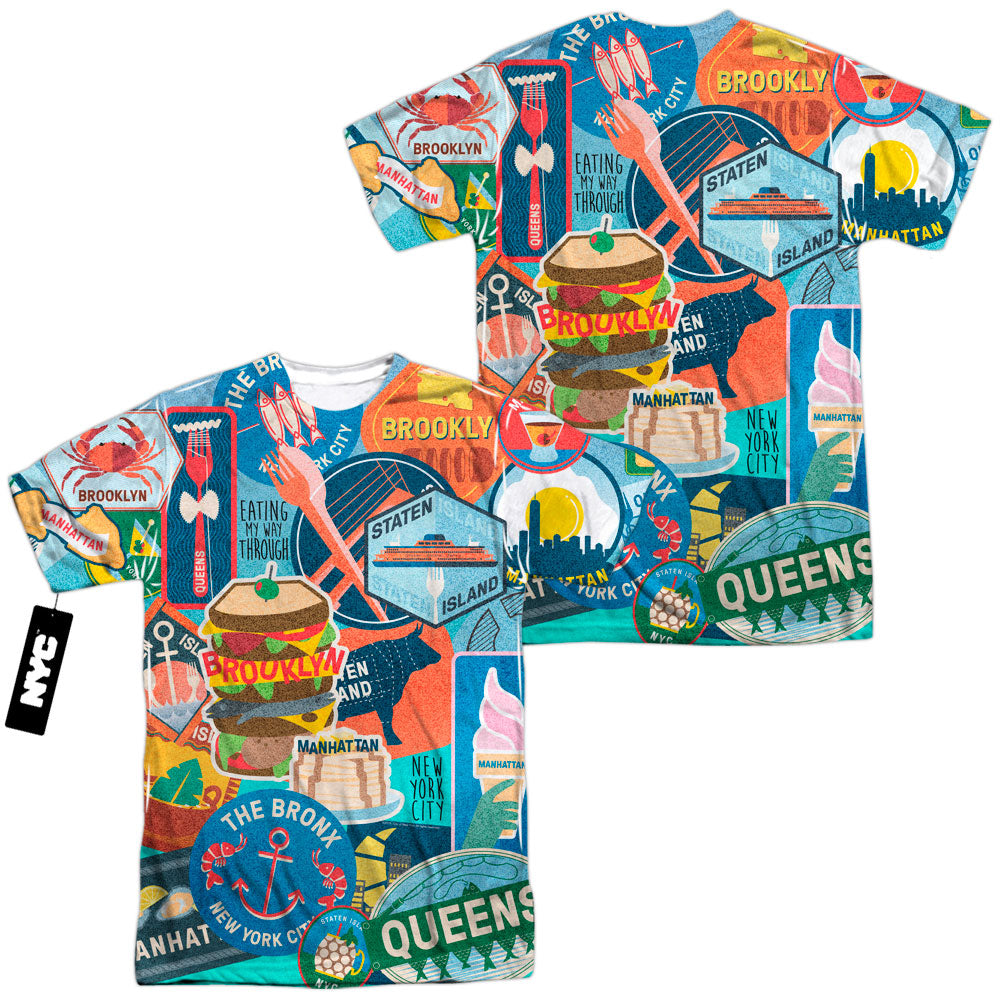 NEW YORK CITY/EATING NYC (FRONT/BACK PRINT)