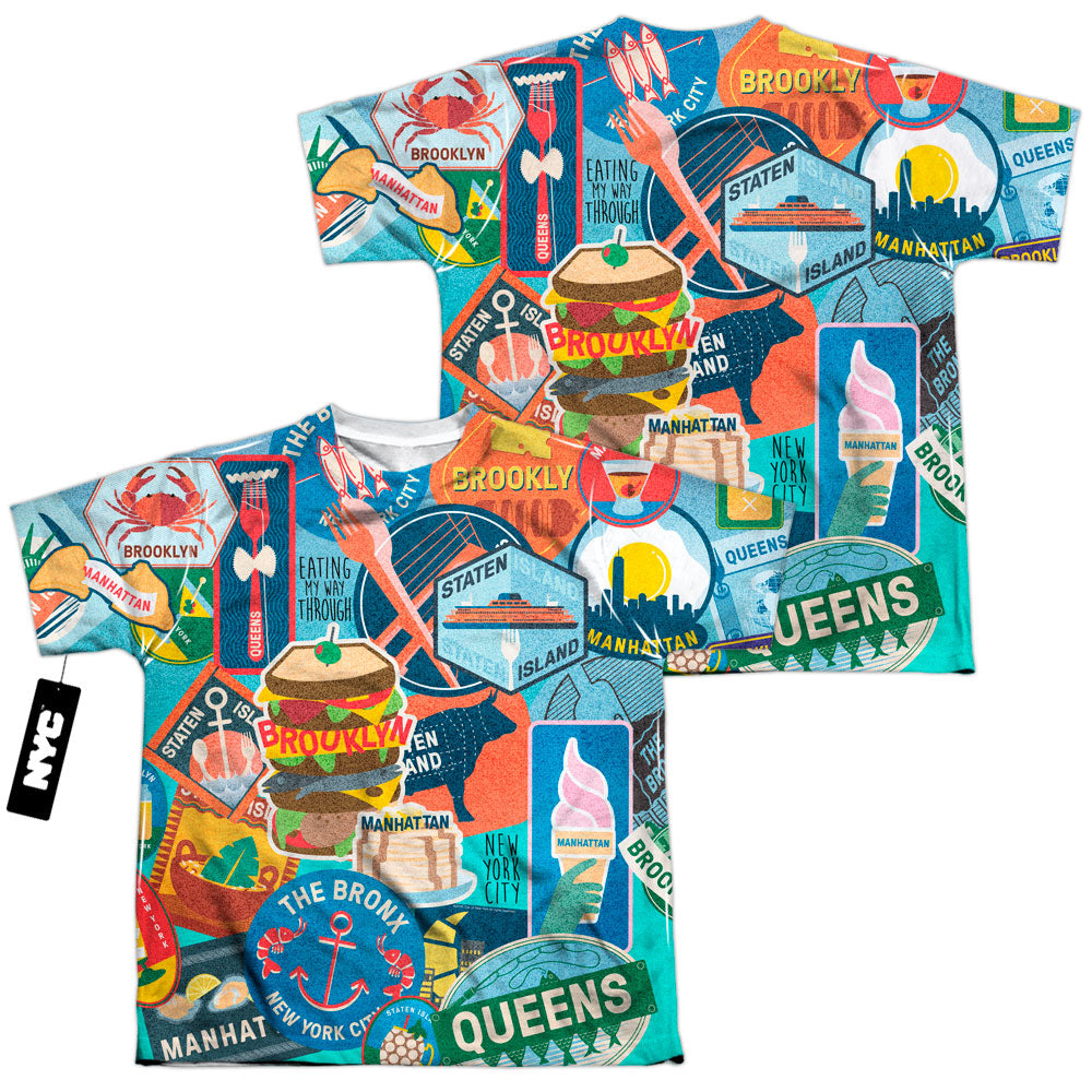 NEW YORK CITY/EATING NYC (FRONT/BACK PRINT)