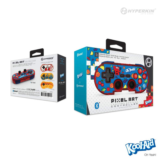 Official Kool-Aid Eddition Pixel Art Wireless Bluetooth Controller for Switch/PC/MAC