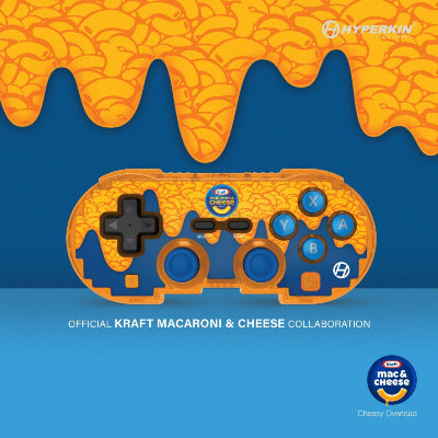 Official Kraft Mac and Cheese Eddition Pixel Art Wireless Bluetooth Controller for Switch/PC/MAC