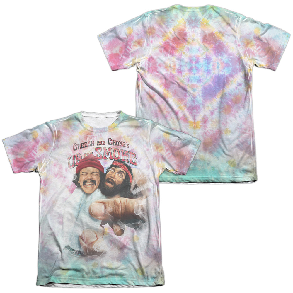 UP IN SMOKE/FRIED TIE DYED (FRONT/BACK PRINT)