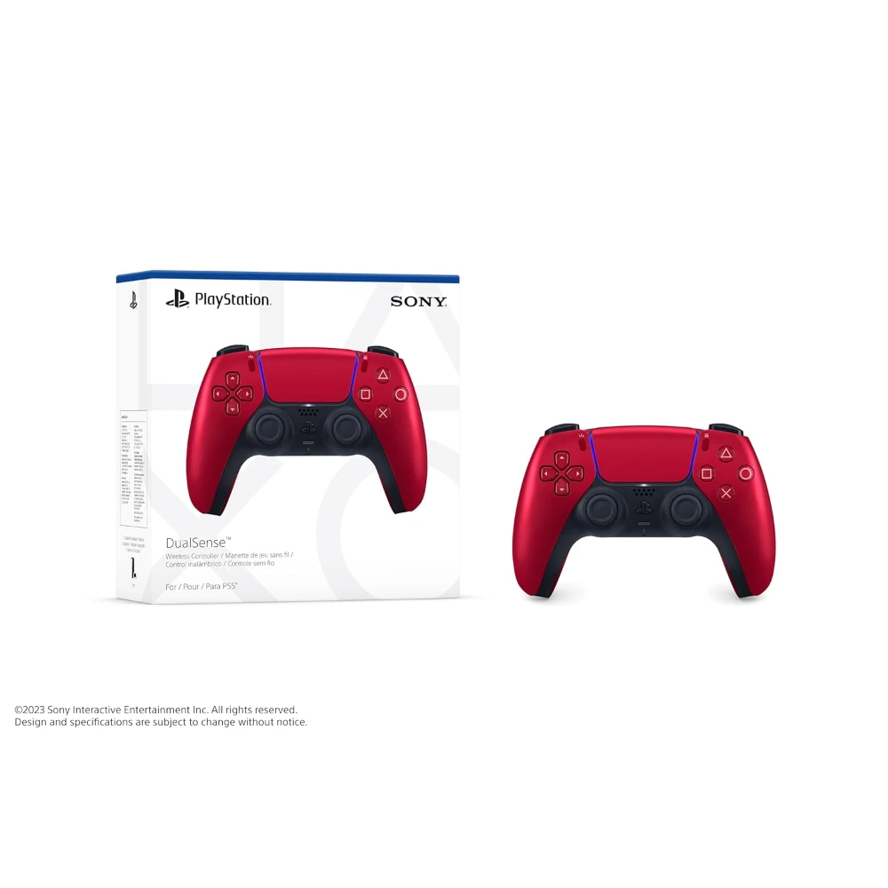PS5 DualSense Wireless Controller: Volcanic Red - Sony