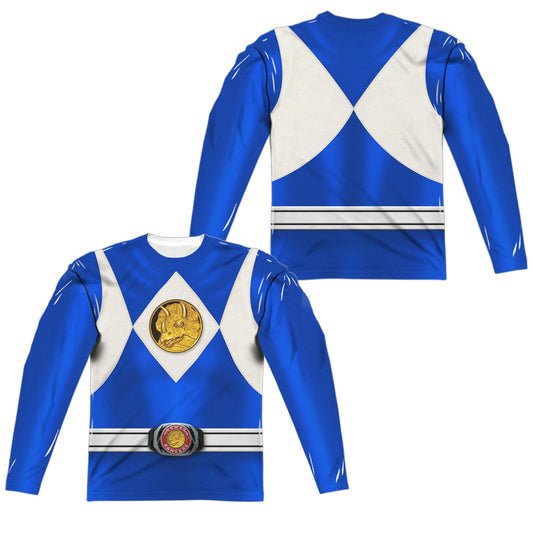 POWER RANGERS/BLUE RANGER EMBLEM (FRONT/BACK PRINT)