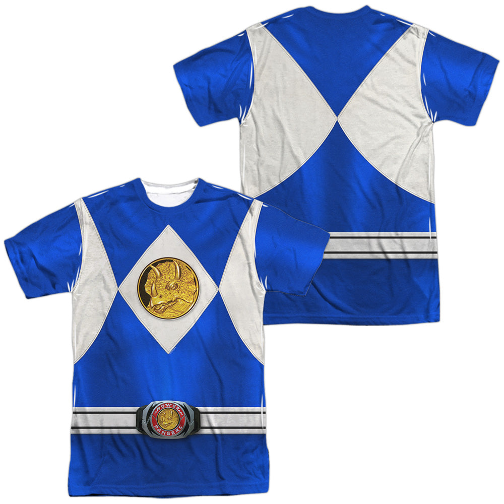 POWER RANGERS/BLUE RANGER EMBLEM (FRONT/BACK PRINT)