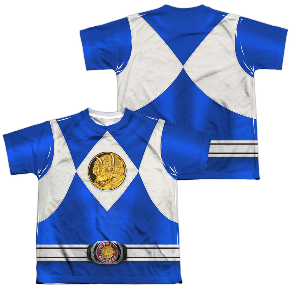 POWER RANGERS/BLUE RANGER EMBLEM (FRONT/BACK PRINT)