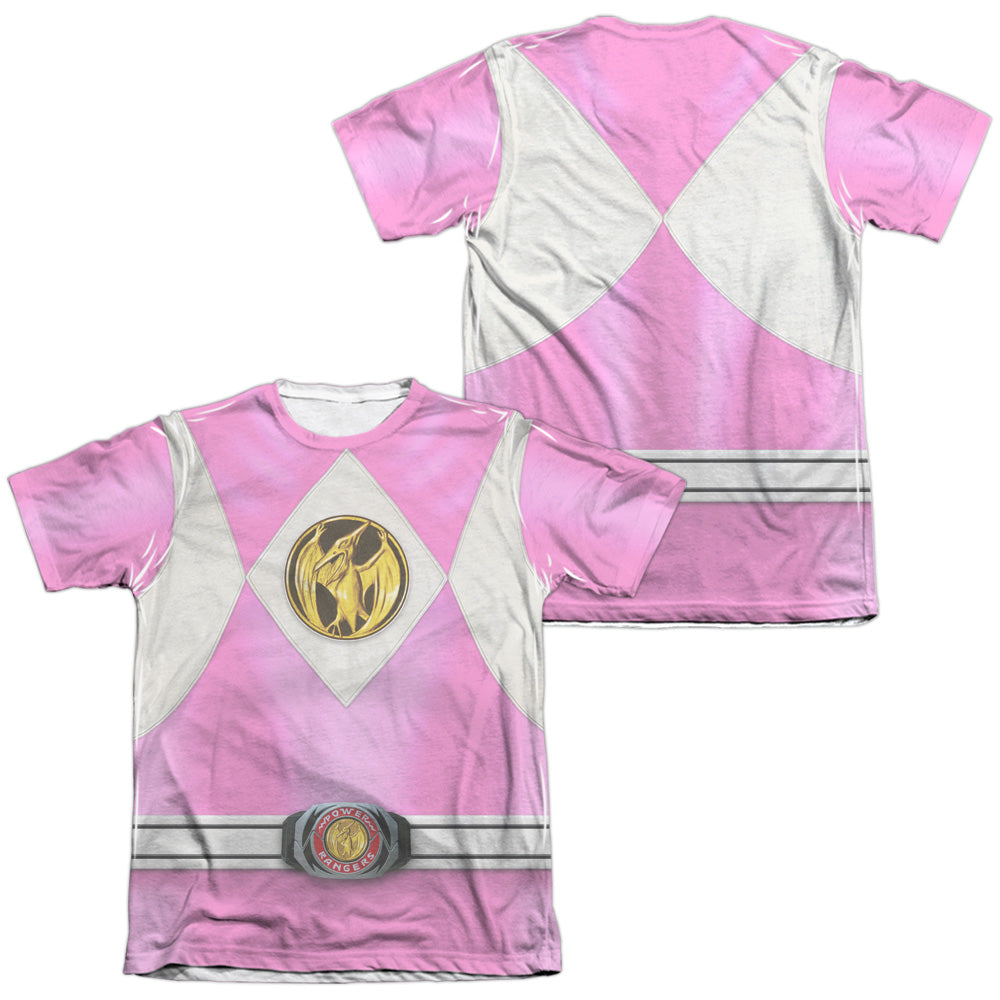 POWER RANGERS/PINK RANGER EMBLEM (FRONT/BACK PRINT)