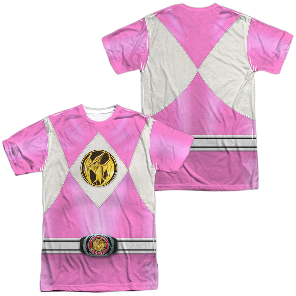 POWER RANGERS/PINK RANGER EMBLEM (FRONT/BACK PRINT)