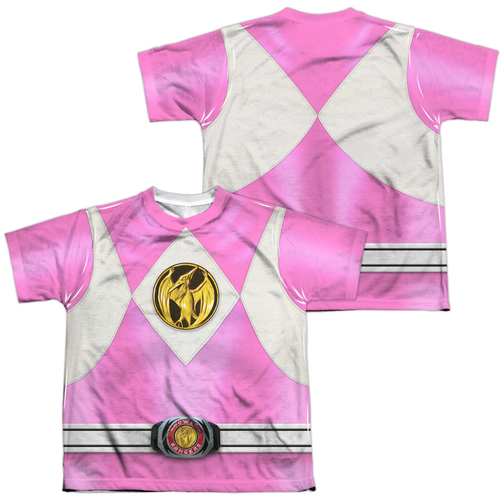 POWER RANGERS/PINK RANGER EMBLEM (FRONT/BACK PRINT)