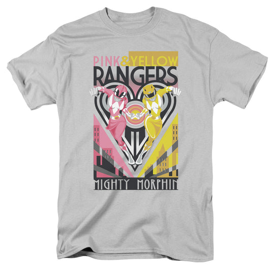 POWER RANGERS/PINK & YELLOW DECO