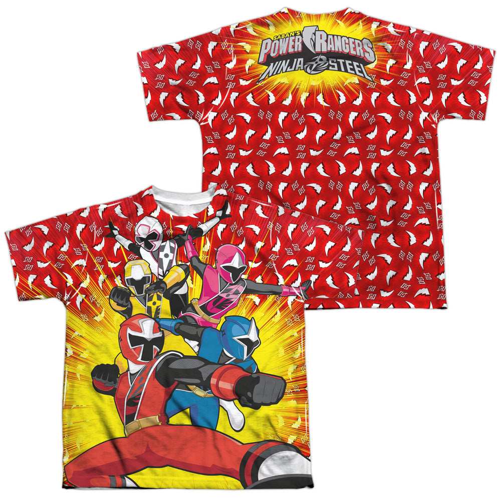 POWER RANGERS/GO GO NINJA STEEL (FRONT/BACK PRINT)