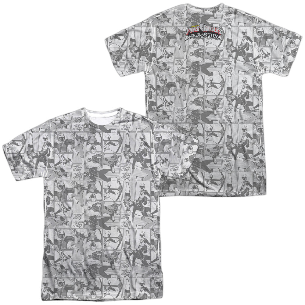 POWER RANGERS/HELMETS (FRONT/BACK PRINT)