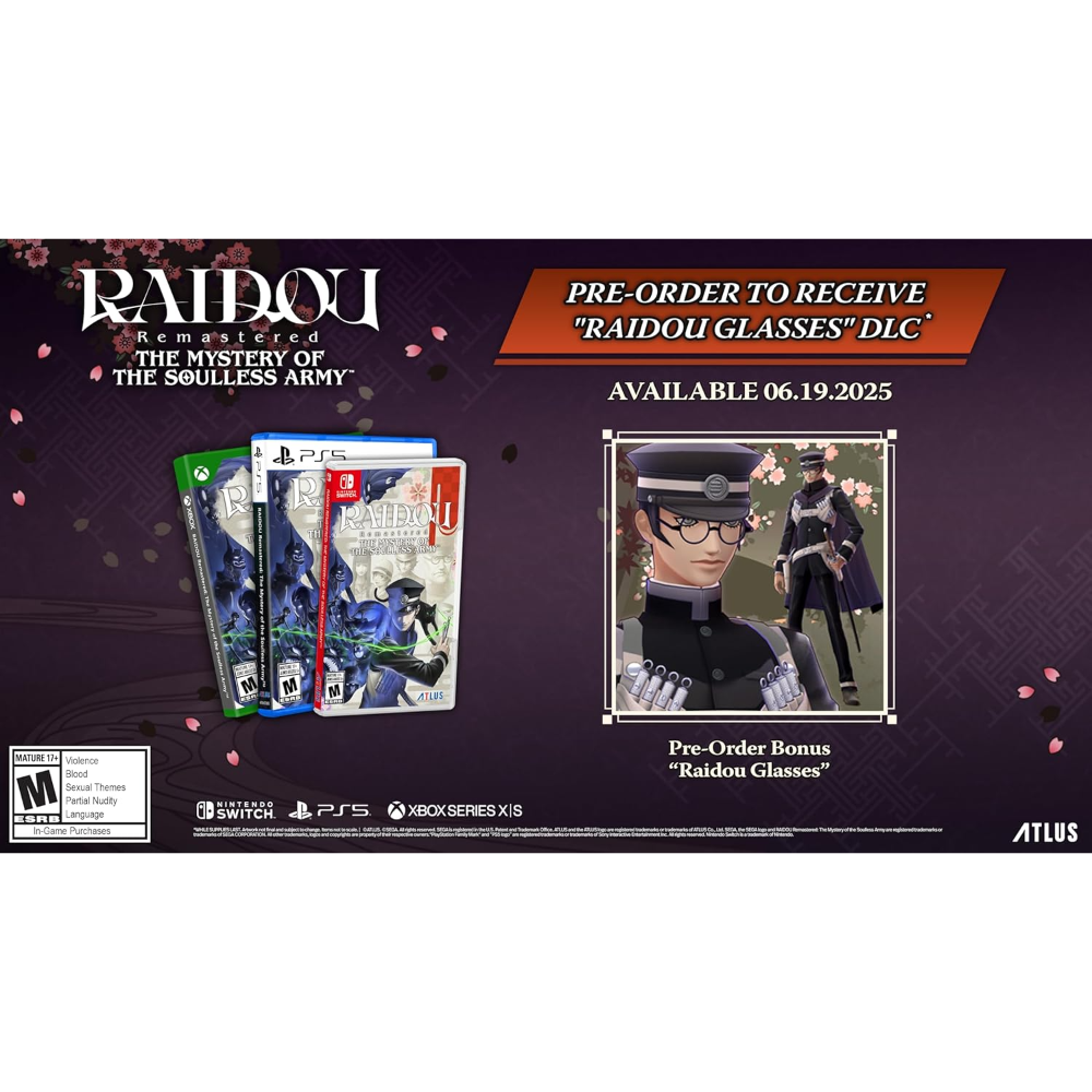 Raidou: Remastered: The Mystery of the Soulless Army (Launch Edition) - PS5