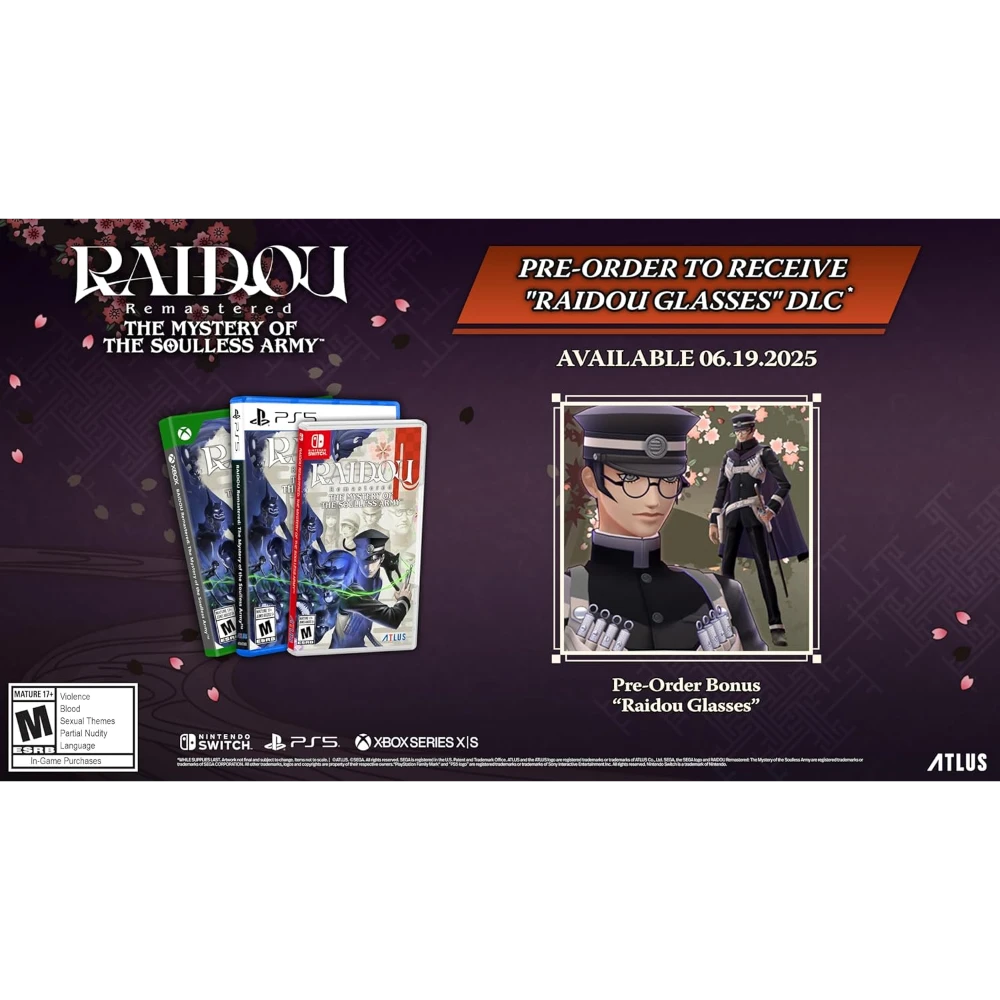 Raidou: Remastered: The Mystery of the Soulless Army (Launch Edition) - Switch