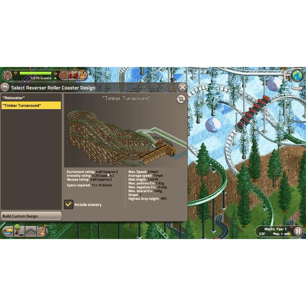 RollerCoaster Tycoon Classic - Switch