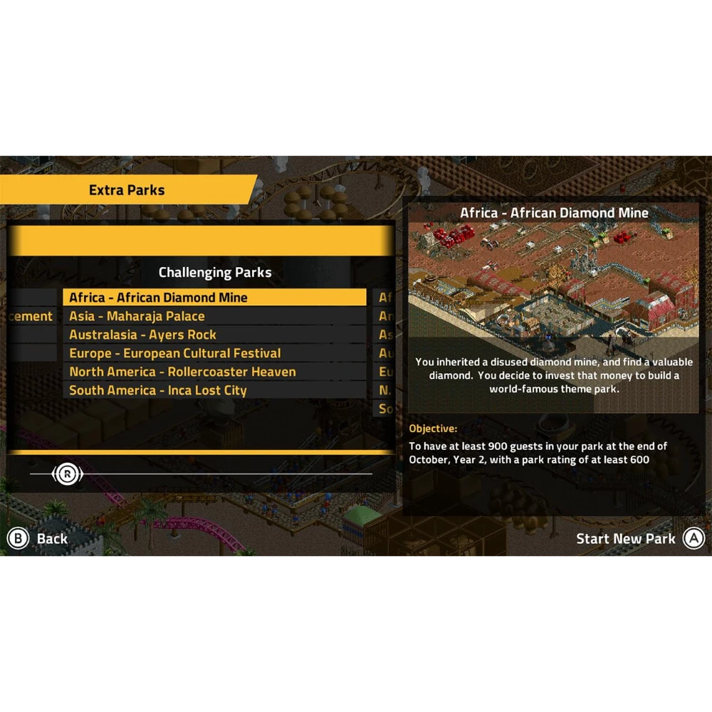 RollerCoaster Tycoon Classic - Switch