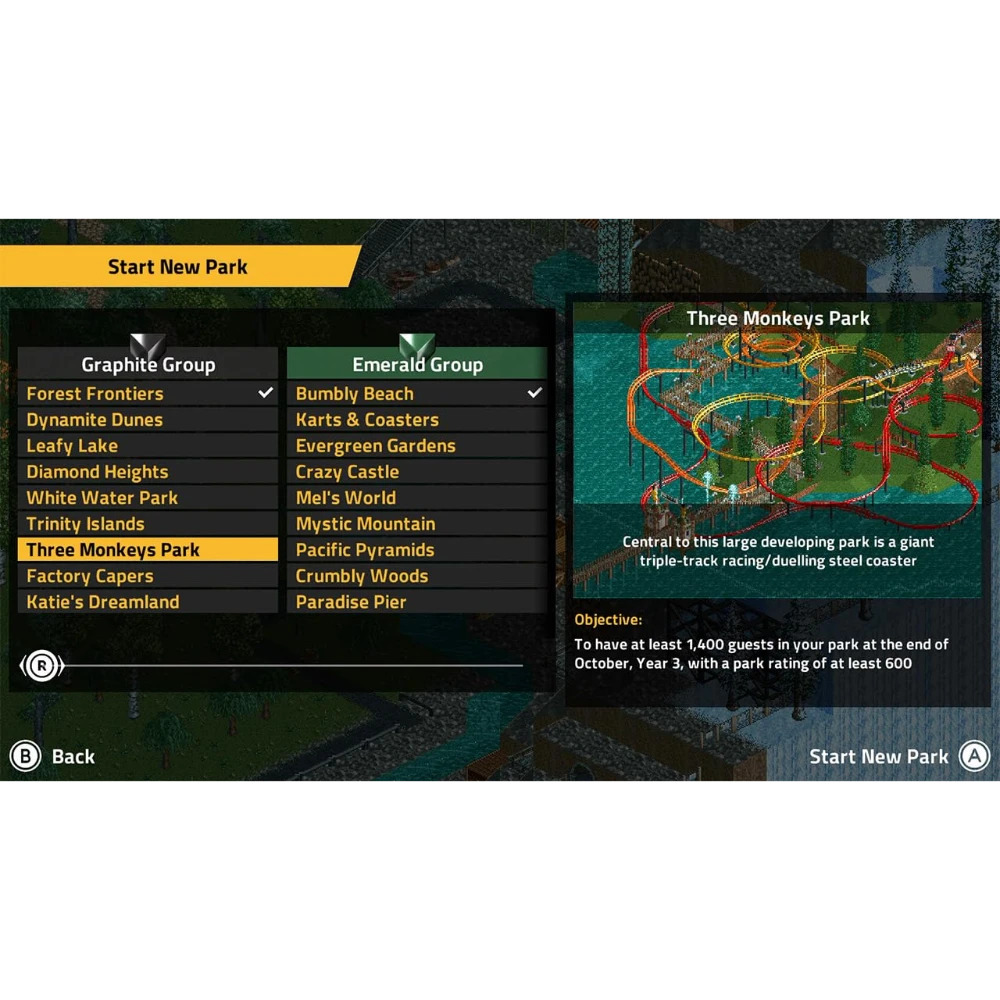 RollerCoaster Tycoon Classic - Switch