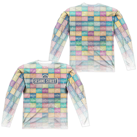 SESAME STREET/COLOR BLOCK (FRONT/BACK PRINT)