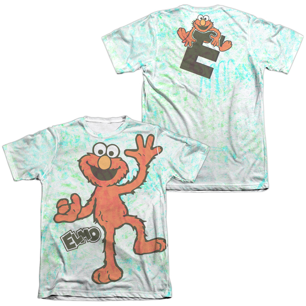 SESAME STREET/ELMO SCRIBBLE (FRONT/BACK PRINT)