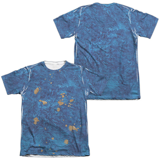 SESAME STREET/COOKIE MOSTER COSTUME (FRONT/BACK PRINT)