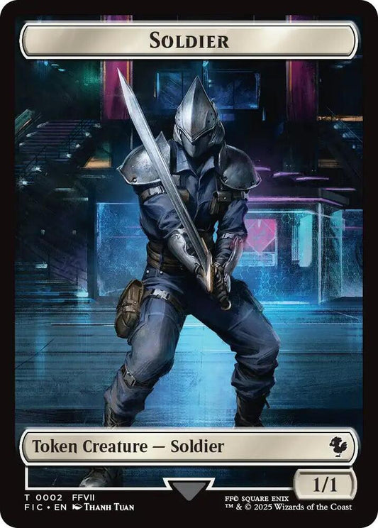 Soldier // Rebel Double-Sided Token