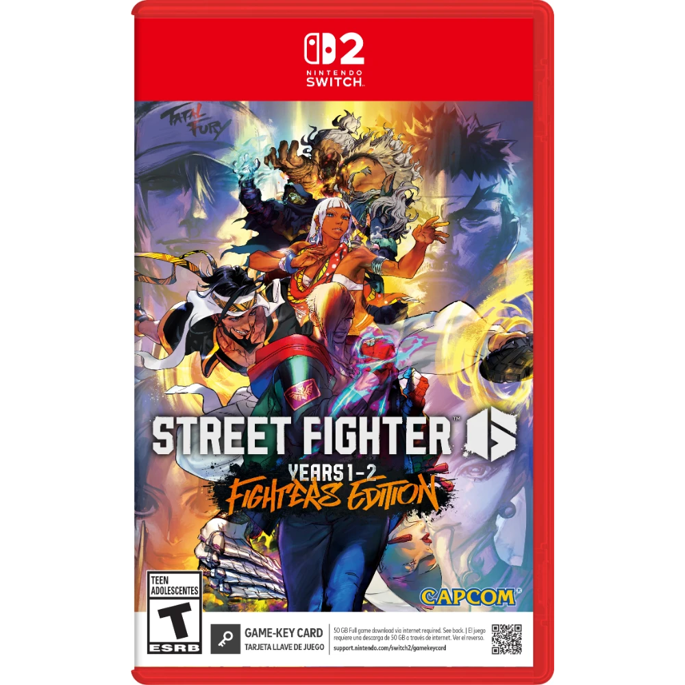 Street Fighter 6: Years 1-2: Fighters Edition - Switch 2 (Game-Key Card)