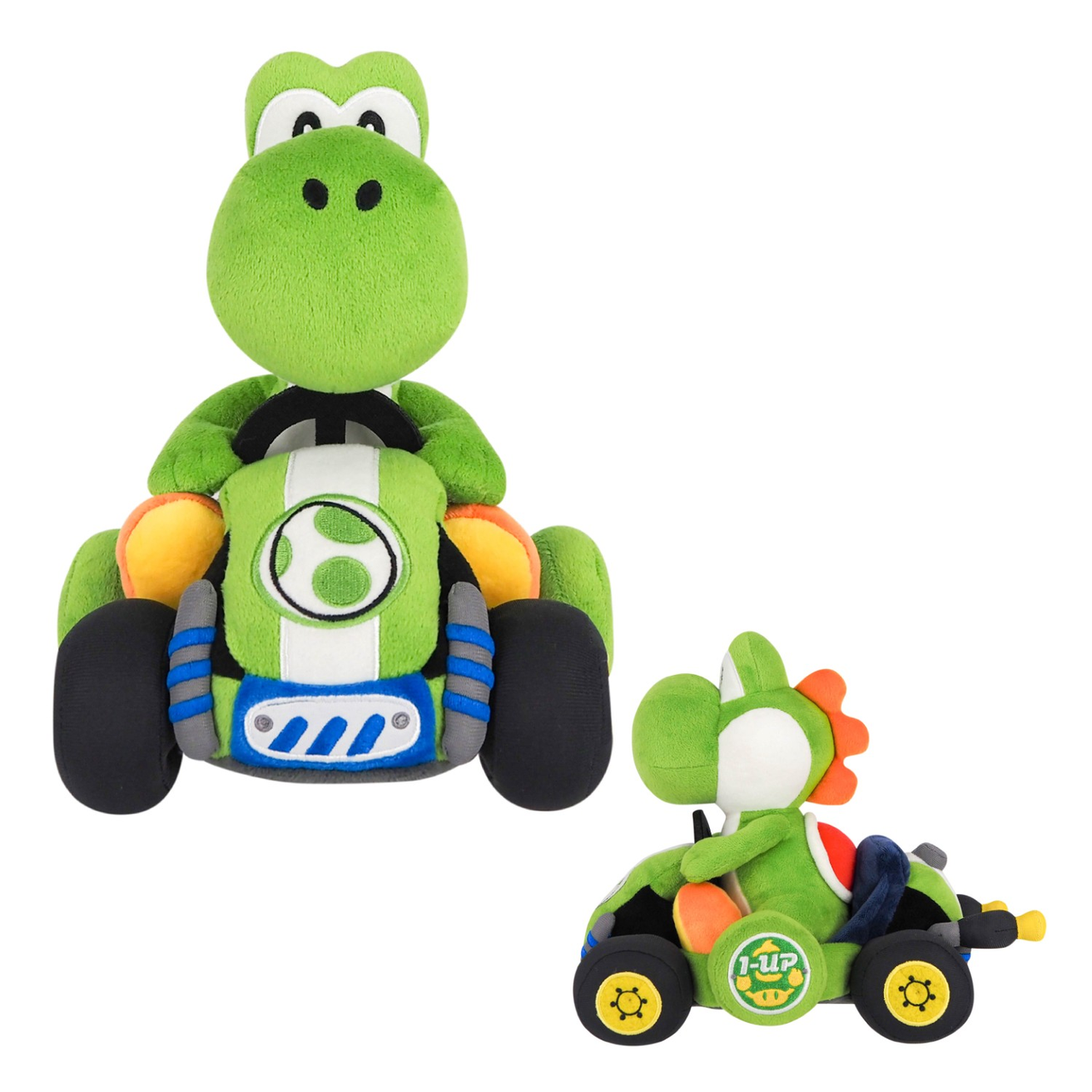 Super Mario Plush: Mario Kart World Yoshi: 9-inch - Little Buddy
