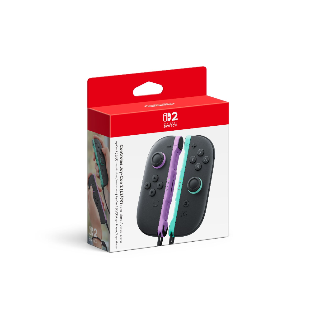Switch 2 Joy-Con 2 (L)/(R): Light Purple / Light Green - Nintendo