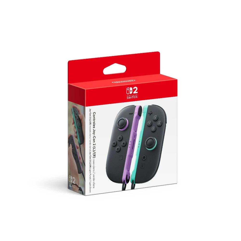 Switch 2 Joy-Con 2 (L)/(R): Light Purple / Light Green - Nintendo