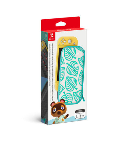 Switch Lite Carrying Case + Screen Protector Animal Crossing: New Horizons Aloha Edition