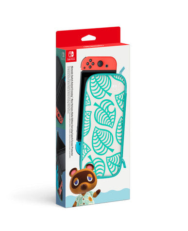 Switch Carrying Case + Screen Protector Animal Crossing: New Horizons Aloha Edition