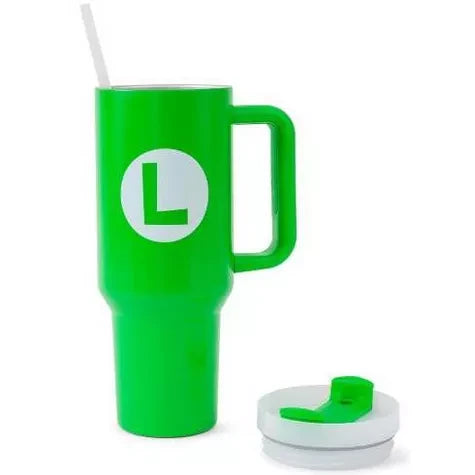 Tumbler (40 oz): Super Mario: Luigi Icon - Pyramid America