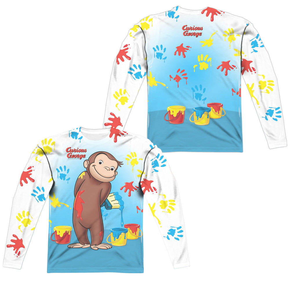 CURIOUS GEORGE/PAINT ALL OVER (FRONT/BACK PRINT)