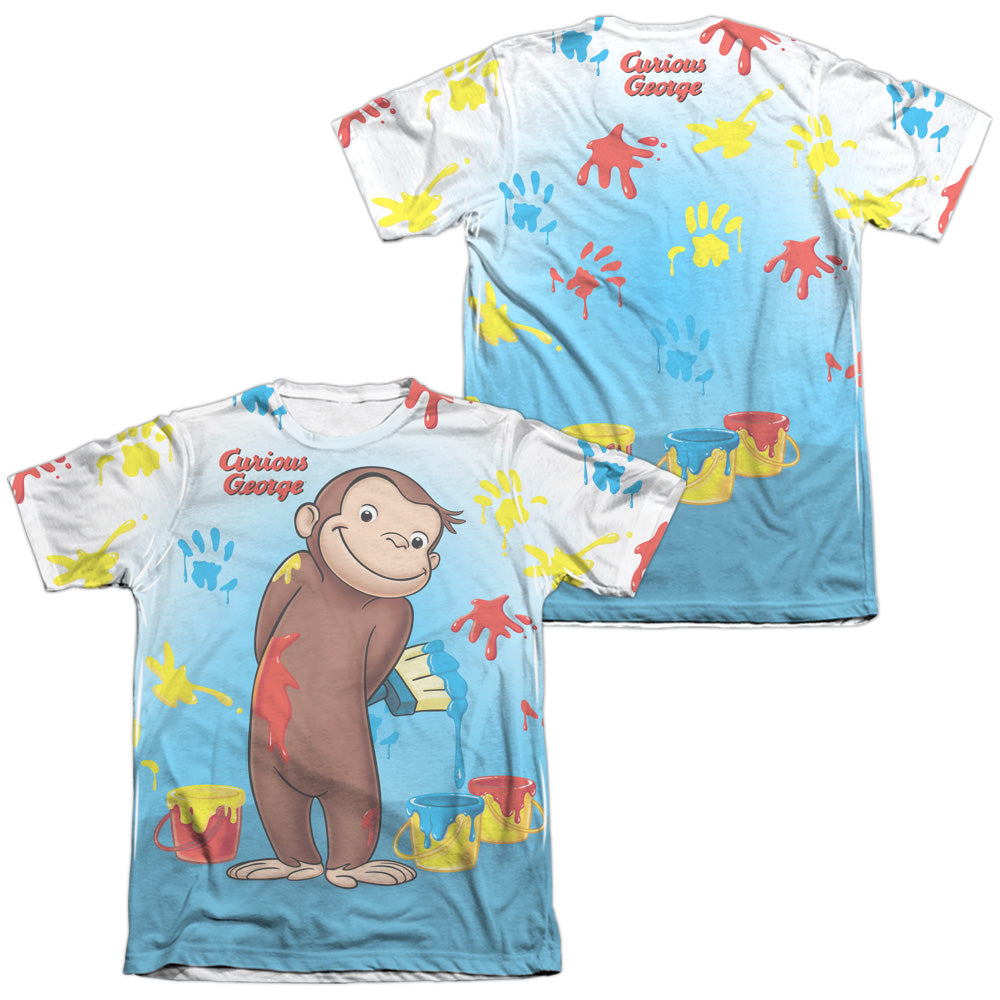 CURIOUS GEORGE/PAINT ALL OVER (FRONT/BACK PRINT)