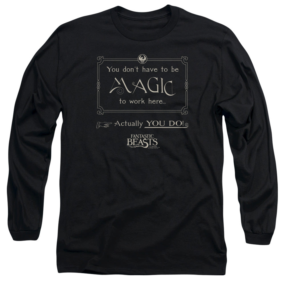 FANTASTIC BEASTS/MAGIC TO WORK HERE